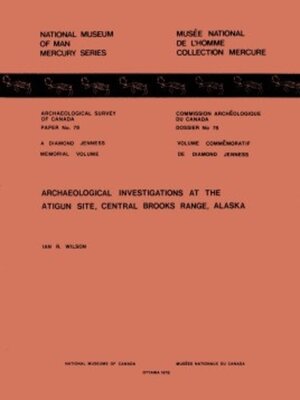 cover image of Archaeological Investigations at the Atigun Site, Central Brooks Range, Alaska